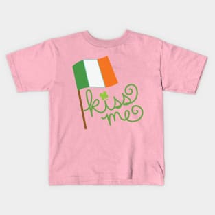 Kiss Me (Irish) Kids T-Shirt